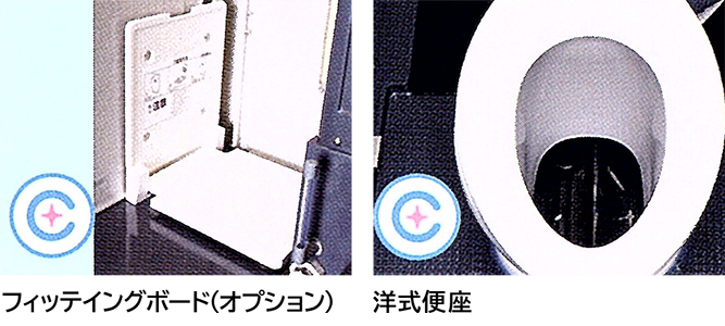フィッテイングボード（オプション） 洋式便座