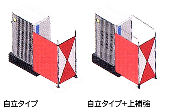 自立タイプ 自立タイプ＋上補強